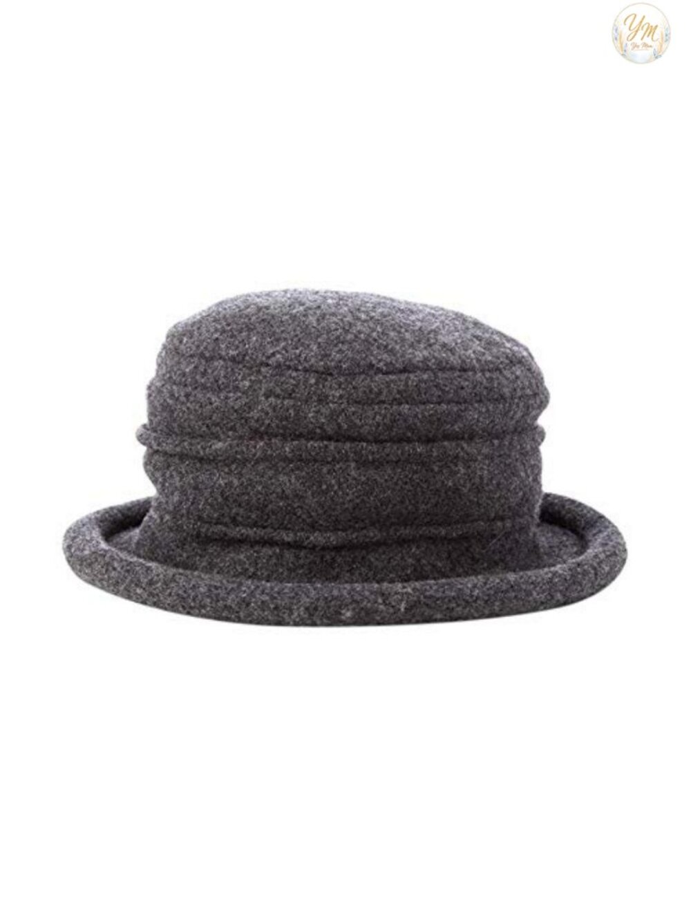 100% Boiled Wool Packable Cloche Hat Warm Winter Travel